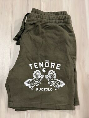 Tenore Ruotolo Men’s Athletic Shorts — Olive Green
